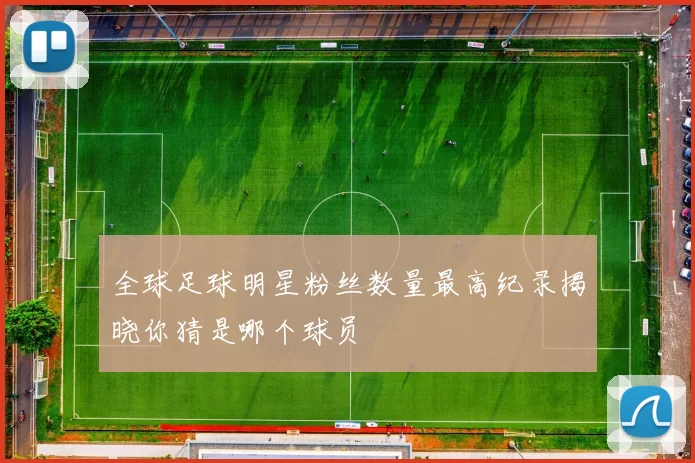 全球足球明星粉丝数量最高纪录揭晓你猜是哪个球员